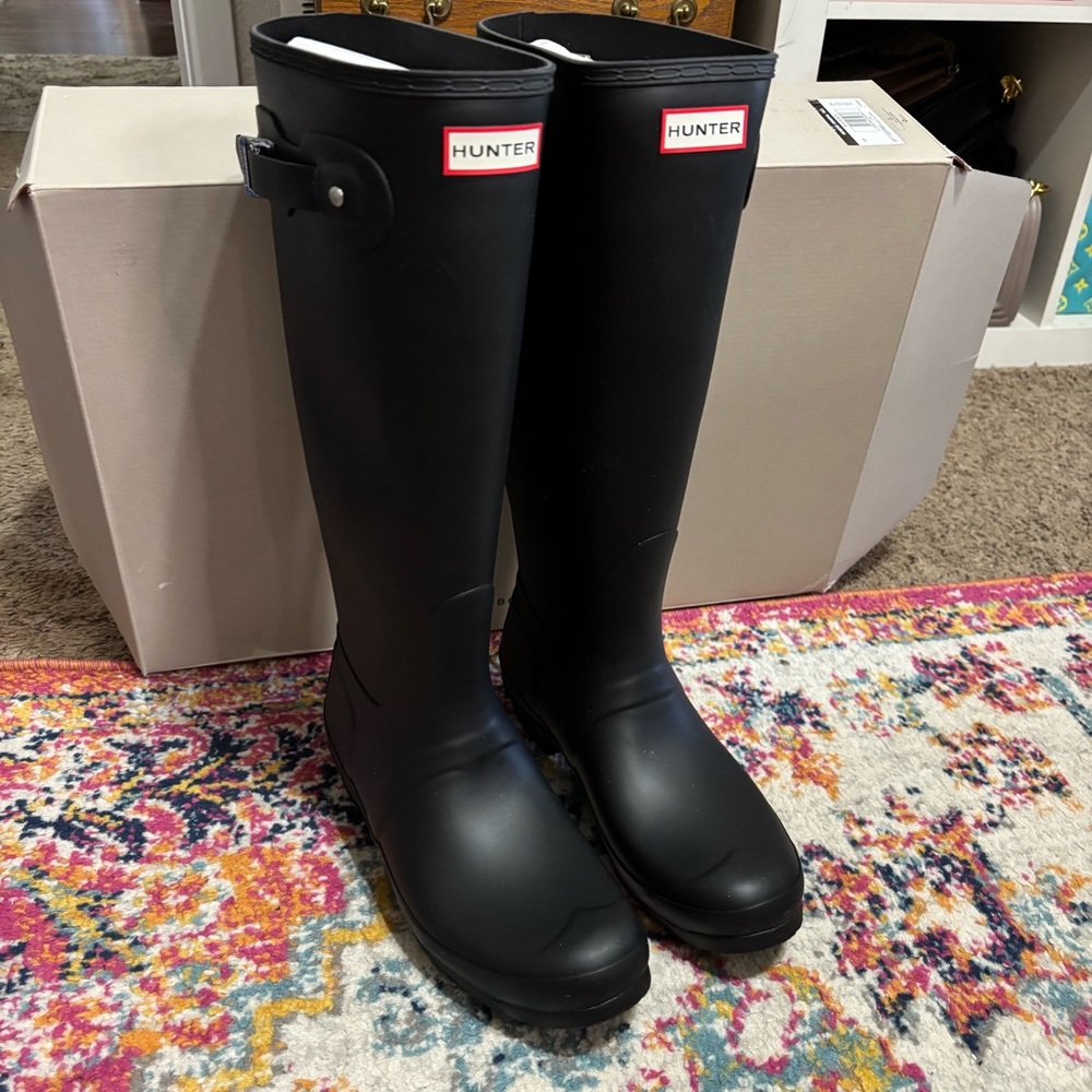 Hunter original tall rain boots